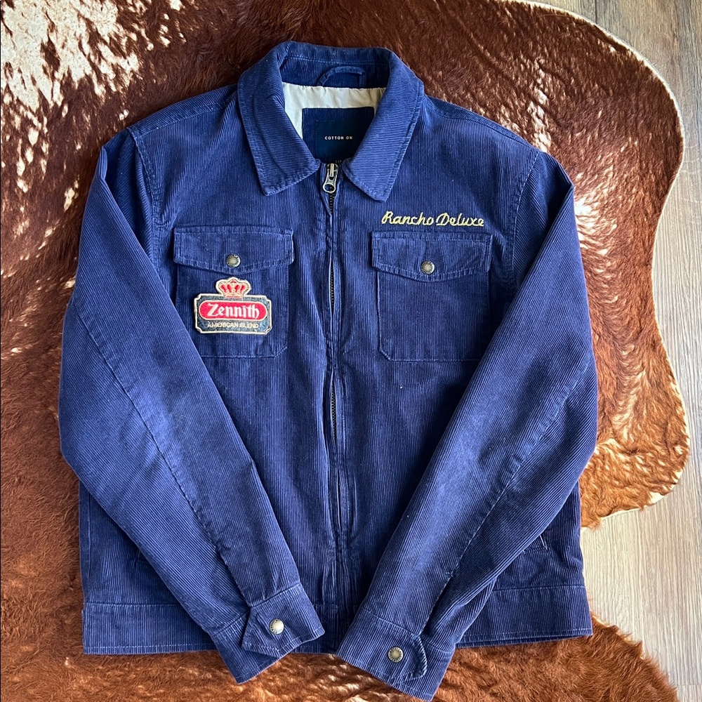 Cotton On Garage Jacket Indigo Blue Men’s Small Rancho Deluxe Zenith
